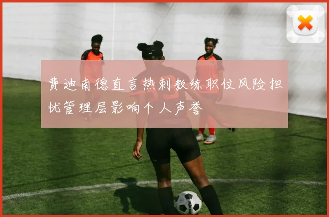 费迪南德直言热刺教练职位风险担忧管理层影响个人声誉